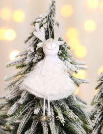 Fashion Elk Feather Christmas Tree Pendant