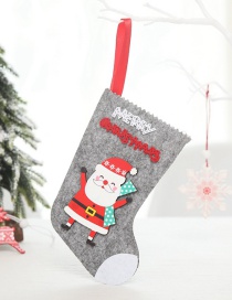 Fashion Small Old Man Christmas Stocking Santa Claus Socks