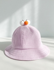 Fashion Xx Eyecup Cap Purple Corduroy Parent-friendly Fisherman Hat (adult)