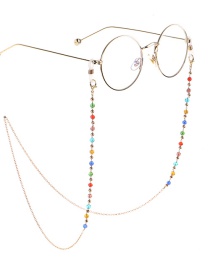 Fashion Gold Crystal Non-slip Glasses Chain