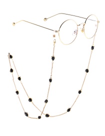 Fashion Gold Full Crystal Chain Glasses Chain