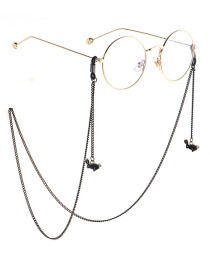 Fashion Black Hanging Neck Rabbit Chain Glasses Chain