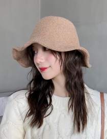 Fashion Two-tone Knit Wool Knit Fisherman Hat