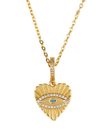 Fashion Heart Heart-shaped Diamond Necklace