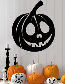 Fashion Multicolor Kst-21 Halloween Pumpkin Wall Sticker Removable