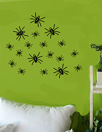 Fashion Multicolor Kst-12 Halloween Spider Wall Stickers
