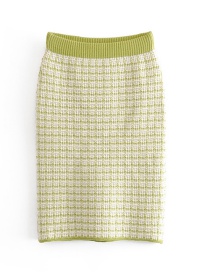 Fashion Green Knit Skirt