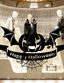 Fashion Multicolor Kst-63 Halloween Ghost Pumpkin Wall Stickers
