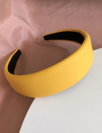 Fashion Yellow Wide Headband