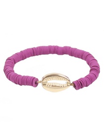 Fashion Purple Alloy Shell Bracelet