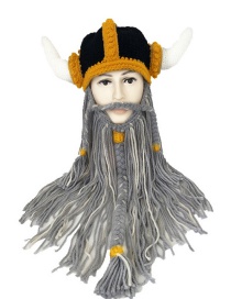 Fashion Adult Crown Horn Thick Wool Hat