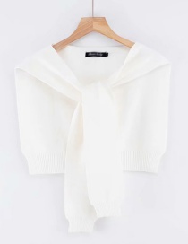 Fashion White Single-piece Lace Vest
