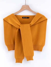 Fashion Orange Single-piece Lace Vest