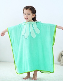 Fashion Green Jellyfish Hooded Cloak Cartoon Baby Can Wear Towel
