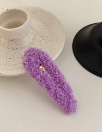Fashion Water Drop - Purple Plush Bb Clip