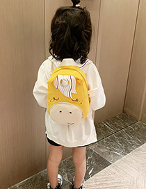 Fashion Yellow Cartoon Children's Backpack