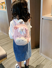 Fashion Pink Cartoon Children's Backpack