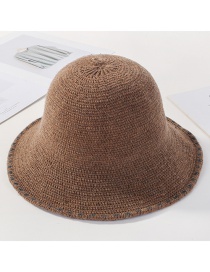 Fashion Khaki Lace Knit Hat