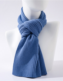Fashion Sapphire Thick Wool Knit Collar