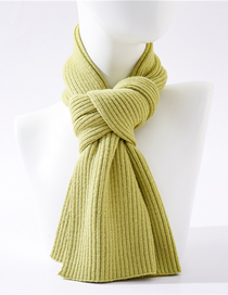 Fashion Fruit Green Thick Wool Knit Collar