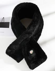 Fashion Black-normal Fruit-like Rabbit Fur Collar