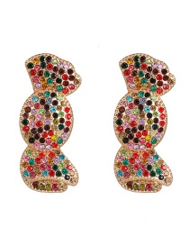 Fashion Color Vegetable Candy Stud Earrings