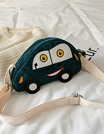 Fashion Green Car Child Slung Shoulder Bag