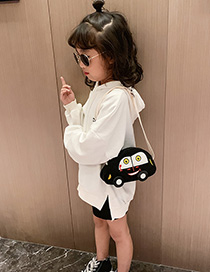 Fashion Black Car Child Slung Shoulder Bag