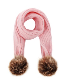 Fashion Pink Collar Knitted Imitation Tweezers