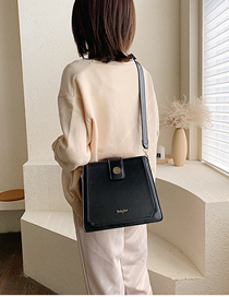 Fashion Black Broadband Single Shoulder Bag