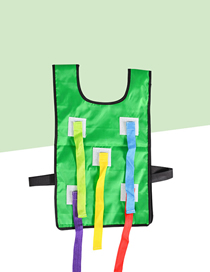 Fashion Green Vest Tail Sticky Jersey Outdoor Children's Toys