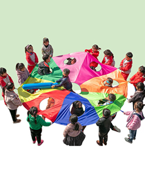 Fashion Color Hamster 5m13 Hole (250 People) Children's Outdoor Activities Rainbow Umbrella
