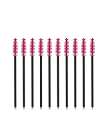 Fashion Rose Red 50 Sticks Of Eyelash Brush