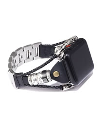 Fashion Black Stainless Steel Strap (for Applewatch3/4)