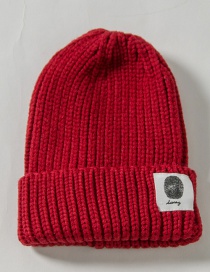 Fashion Red Patch Wool Cap Adult (56-60)