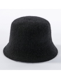 Fashion Black Wool Knit Fisherman Hat