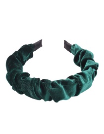 Fashion Dark Green Corduroy Headband