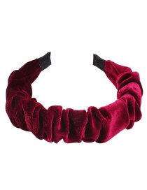 Fashion Dark Purple Corduroy Headband