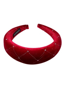 Fashion Red Corduroy Headband