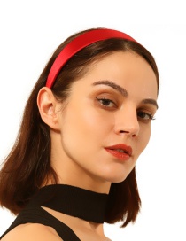 Fashion Red Wine Satin Headband