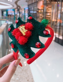 Fashion Christmas Tree Green Christmas Gift Headband