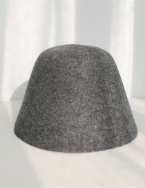 Fashion A Piece Of Colored Woolen Bucket Cap Dark Gray Wool Shade Lamp Bell Cap