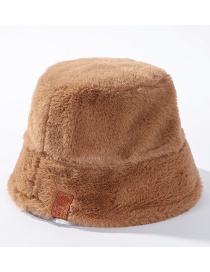 Fashion Camel Leopard-printed Cashmere Hat