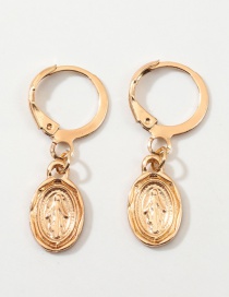 Fashion Portrait Pearl Asymmetric Lock Key Starred Butterfly Earrings