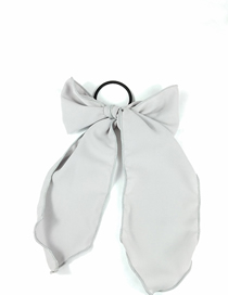 Fashion Light Gray Bow Hairline Bow Floating Bandwidth Side Fabric Hair Ring