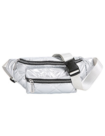 Fashion Silver Space Cotton Chest Bag