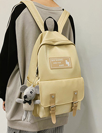 Fashion Khaki Belt Shoulder Bag