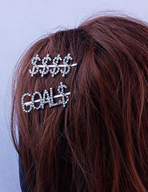 Fashion Four Symbols Us Dollar Sign Full Of Hairpins