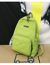 Fashion Green Trumpet Labeled Backpack