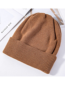 Fashion Caramel Double Wool Cap